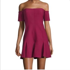 Cinq a Sept Elva Off Shoulder Dress Elderberry 4
